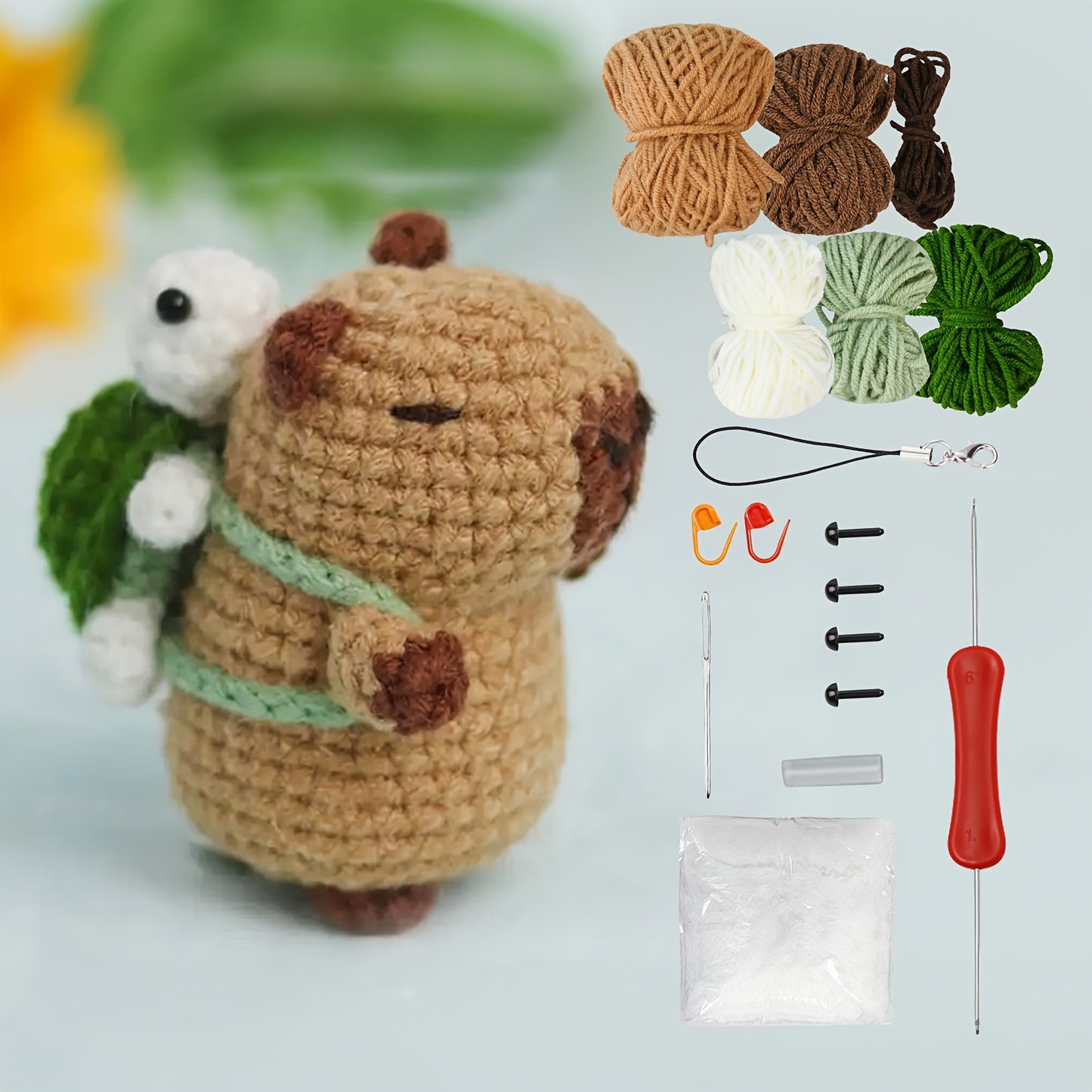 Capybara crochet Kit