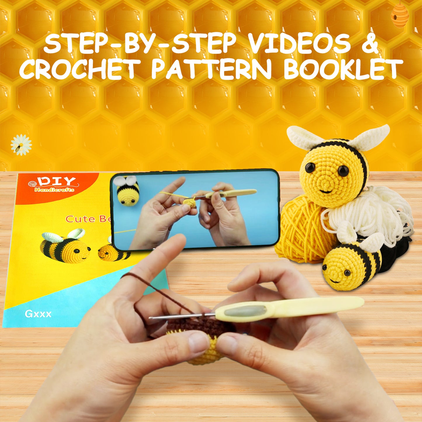 Bee Crochet Kit