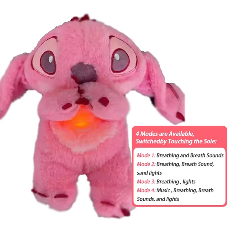 Stitch Plush Doll Breathing Light Toy