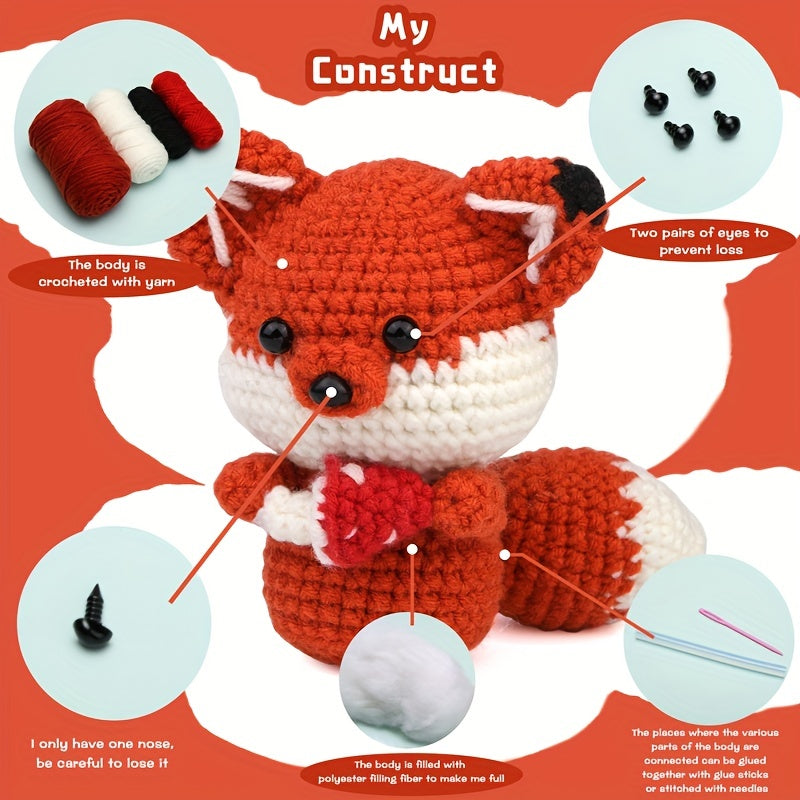 Amigurumi Fox Crochet Kit