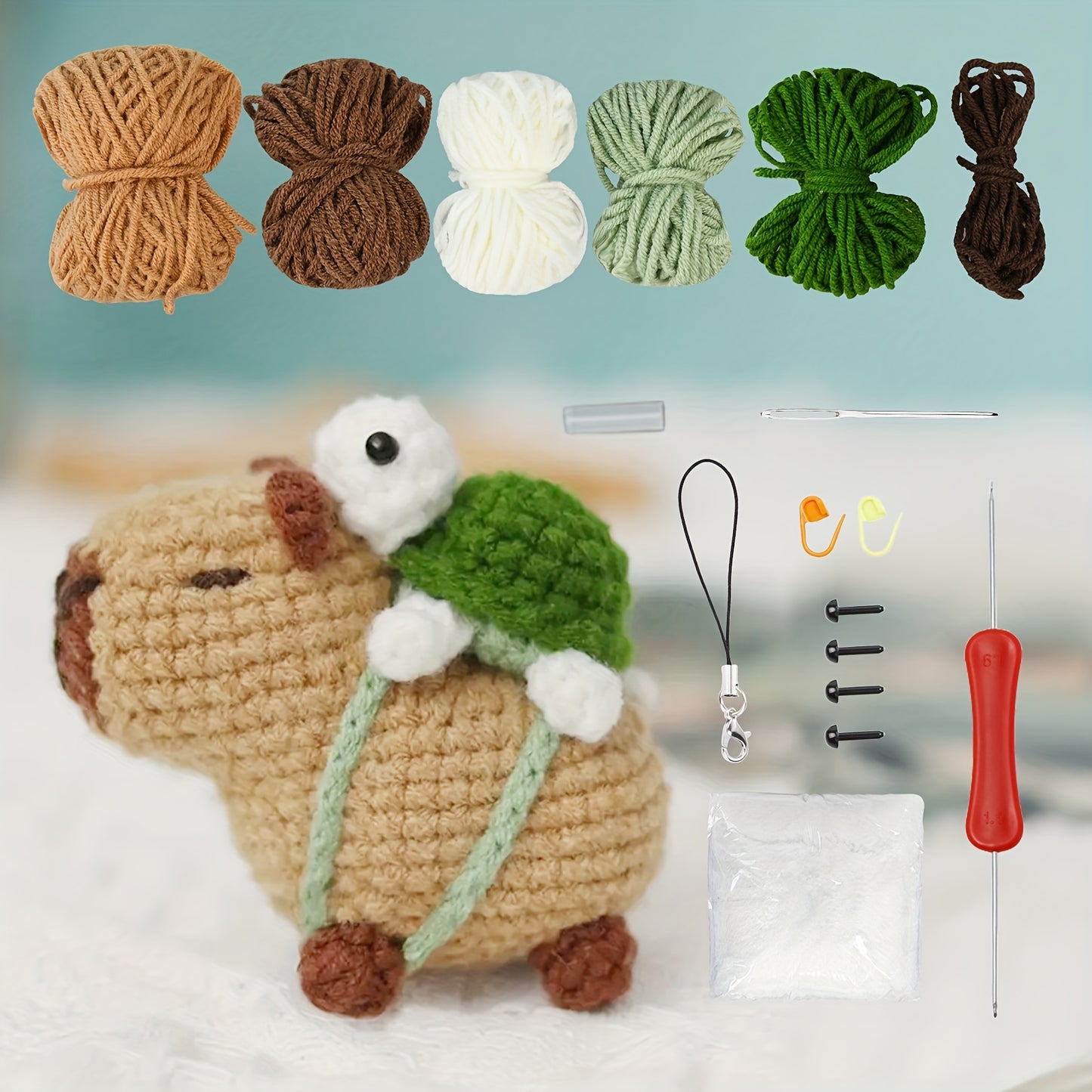 Capybara crochet Kit