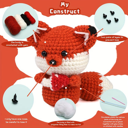 Amigurumi Fox Crochet Kit